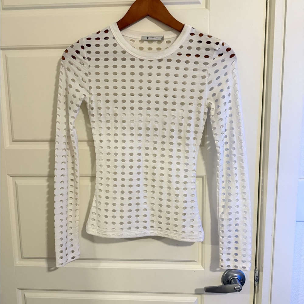 Alexander T Wang Cut Out Long Sleeve